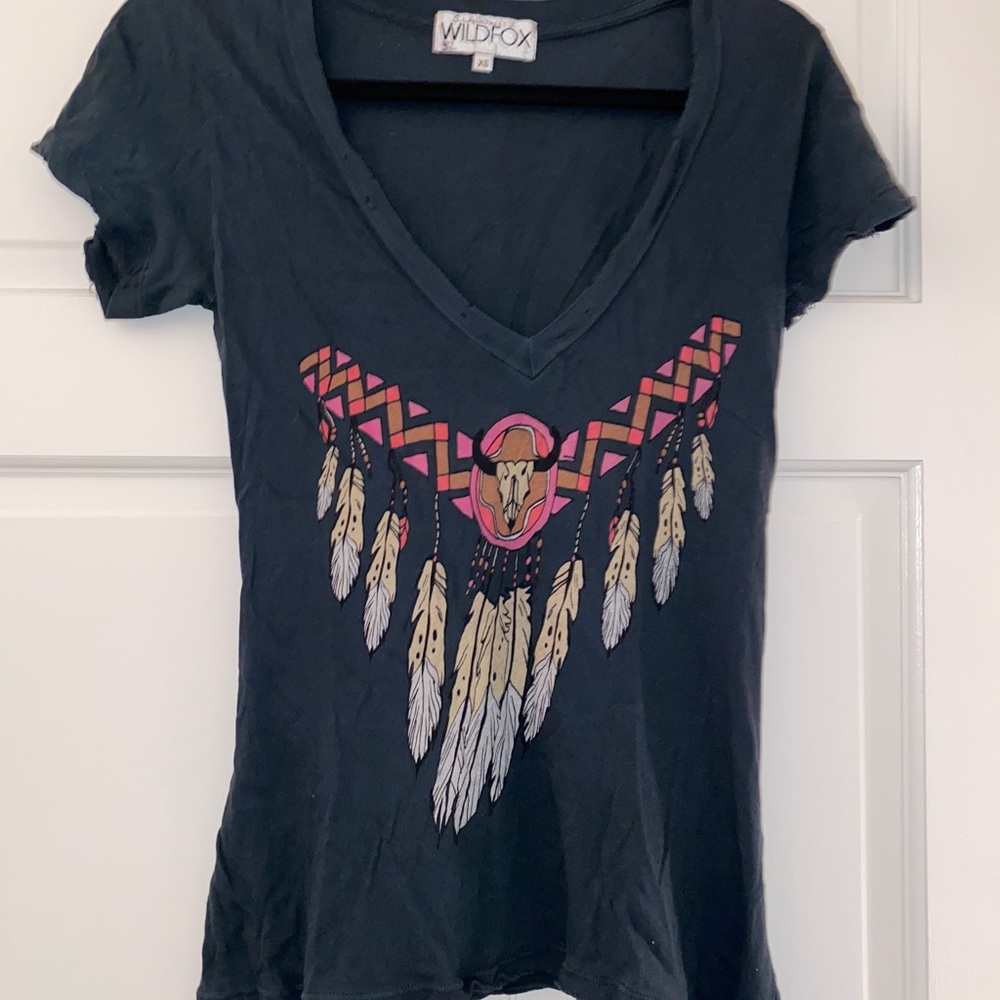 Wildfox vneck tshirt